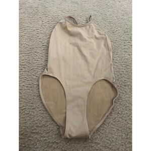 C34 body contouring bodysuit body suit small tan woman